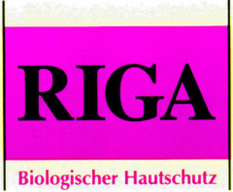 RIGA Biologischer Hautschutz Logo (DPMA, 08/28/1998)