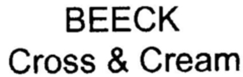 BEECK Cross & Cream Logo (DPMA, 05.03.1999)