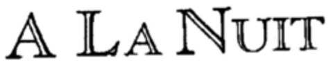 A LA NUIT Logo (DPMA, 12.10.1999)