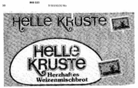 HELLE KRUSTE Logo (DPMA, 28.04.1977)