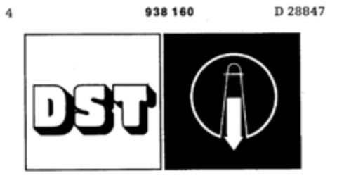 DST Logo (DPMA, 16.08.1974)