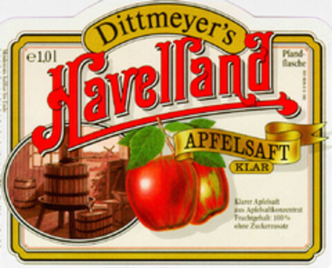 Dittmeyer's Havelland Logo (DPMA, 13.05.1991)