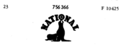 NATIONAL Logo (DPMA, 16.02.1960)