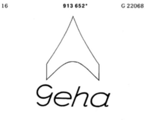 Geha Logo (DPMA, 01/08/1973)