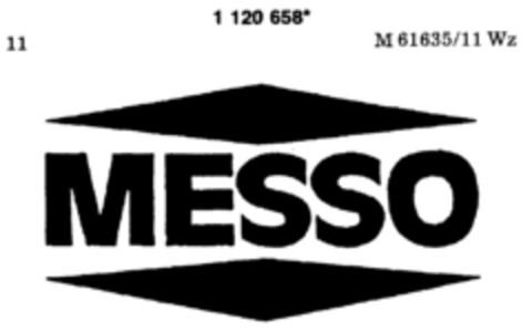 MESSO Logo (DPMA, 16.10.1987)