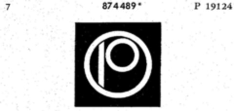 874489 Logo (DPMA, 29.07.1970)