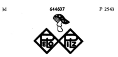 Pelo Pilz Logo (DPMA, 01.08.1952)