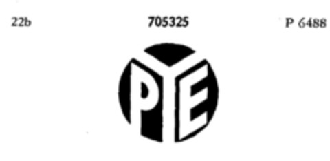 PYE Logo (DPMA, 03.09.1956)