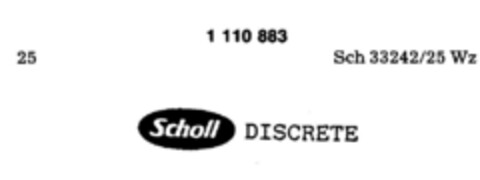 Scholl DISCRETE Logo (DPMA, 02/21/1987)