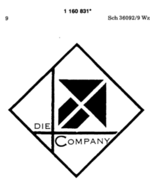 DIE COMPANY Logo (DPMA, 14.03.1990)