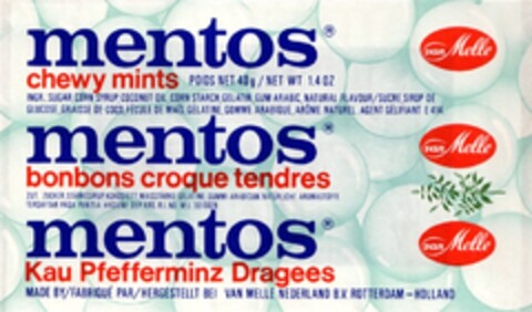 mentos Logo (DPMA, 08/07/1978)