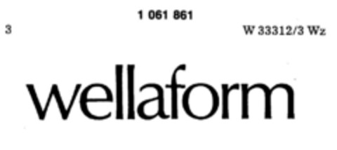 wellaform Logo (DPMA, 16.06.1983)