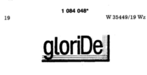 gloriDe Logo (DPMA, 28.08.1985)