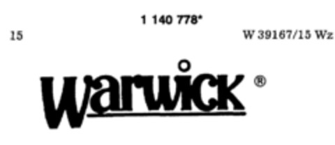 Warwick Logo (DPMA, 21.04.1989)