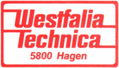 Westfalia Technica 5800 Hagen Logo (DPMA, 03.07.1989)