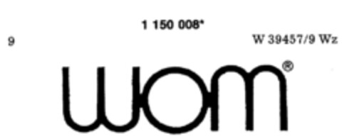 wom Logo (DPMA, 31.07.1989)