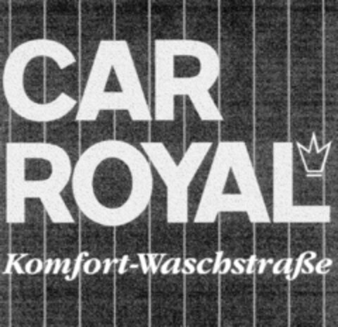 CAR ROYAL Komfort-Waschstraße Logo (DPMA, 09.06.2000)