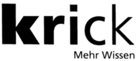 krick Mehr Wissen Logo (DPMA, 10/26/2001)