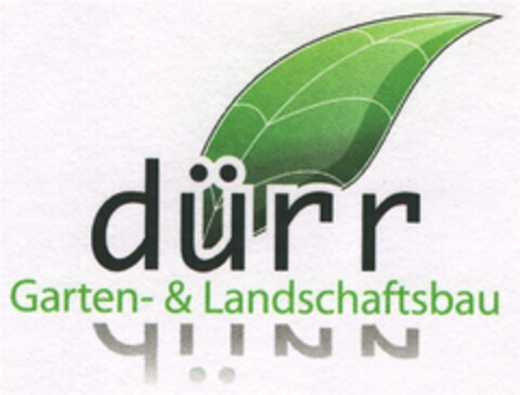 dürr Garten- & Landschaftsbau Logo (DPMA, 05/27/2008)