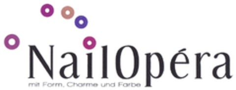 NailOpéra mit Form, Charme und Farbe Logo (DPMA, 08/24/2010)