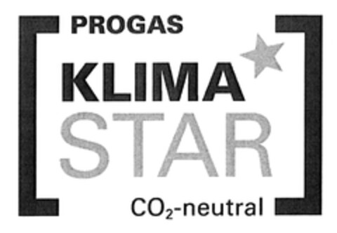 PROGAS KLIMA STAR CO2-neutral Logo (DPMA, 27.09.2010)