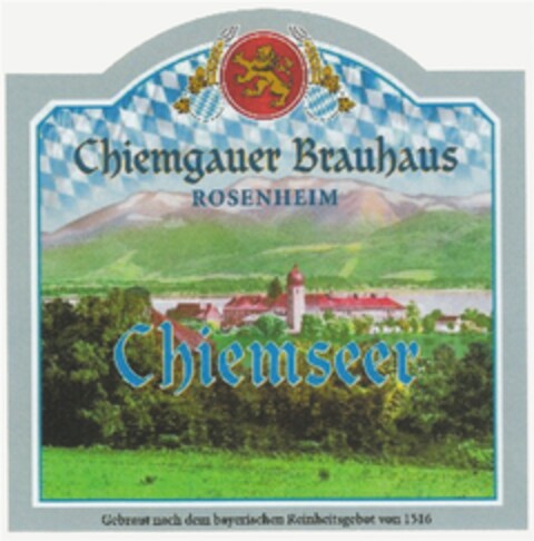 Chiemgauer Brauhaus ROSENHEIM Chiemseer Logo (DPMA, 02/25/2011)