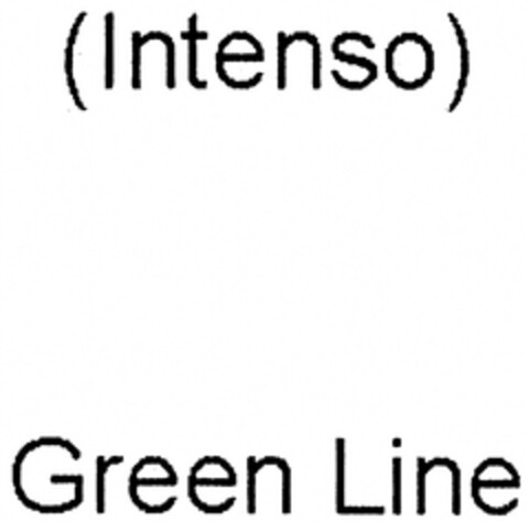 (Intenso) Green Line Logo (DPMA, 03.11.2011)