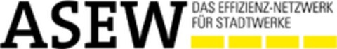 ASEW DAS EFFIZIENZ-NETZWERK FÜR STADTWERKE Logo (DPMA, 27.05.2015)