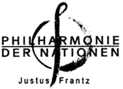 PHILHARMONIE DER NATIONEN Justus Frantz Logo (DPMA, 28.01.2002)