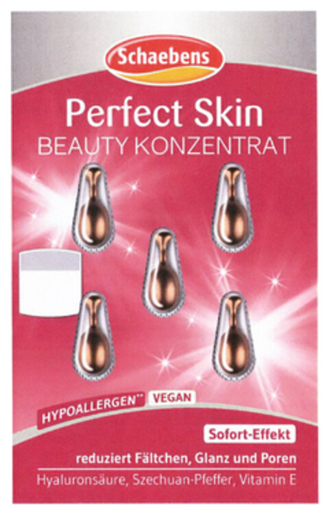 Schaebens Perfect Skin BEAUTY KONZENTRAT Logo (DPMA, 11/23/2018)