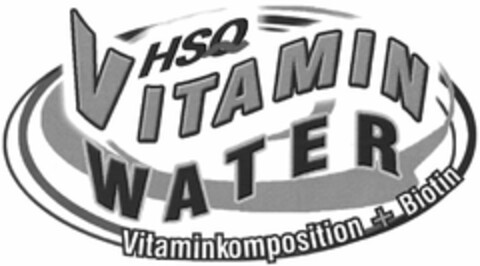 HSQ VITAMIN WATER Vitaminkomposition + Biotin Logo (DPMA, 06/07/2003)