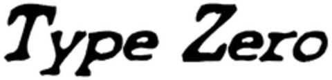 Type Zero Logo (DPMA, 06/29/2007)