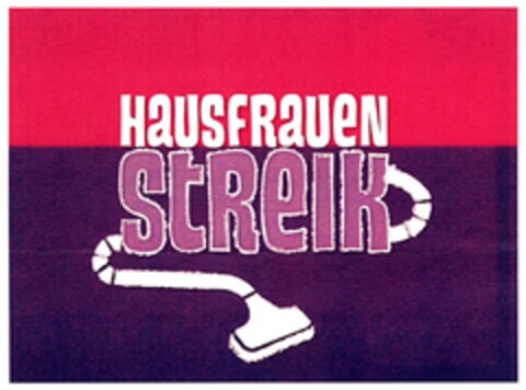 HAUSFRAUEN STREIK Logo (DPMA, 08/22/2007)