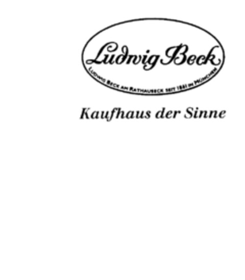 Ludwig Beck Kaufhaus der Sinne Logo (DPMA, 10.01.1995)