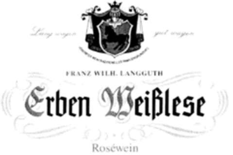 Erben Weißlese Roséwein Logo (DPMA, 25.01.1996)