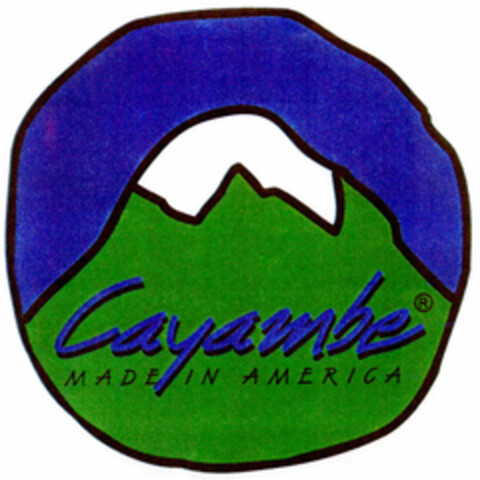 Cayambe MADE IN AMERICA Logo (DPMA, 10.07.1996)