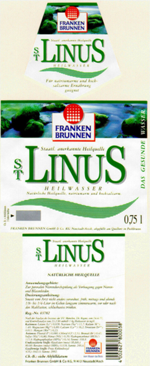 ST LINUS Logo (DPMA, 29.10.1996)