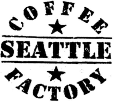 COFFEE SEATTLE FACTORY Logo (DPMA, 13.11.1998)