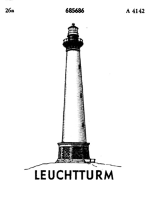 LEUCHTTURM Logo (DPMA, 04/26/1954)