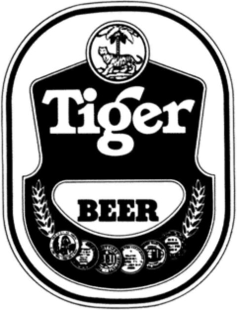 TIGER BEER Logo (DPMA, 17.11.1990)