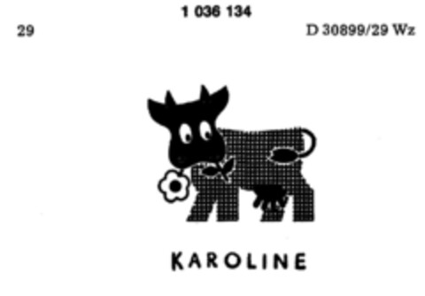 KAROLINE Logo (DPMA, 29.12.1976)