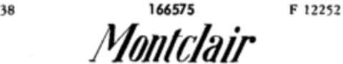 Montclair Logo (DPMA, 16.08.1912)