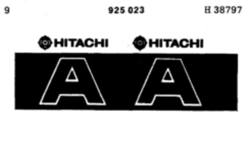 HITACHI Logo (DPMA, 10/08/1973)