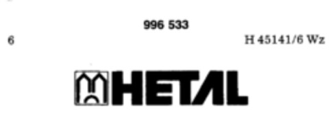 HETAL Logo (DPMA, 12.01.1979)