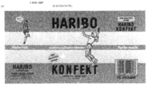 HARIBO KONFEKT Logo (DPMA, 03.12.1980)