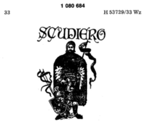 SCUDIERO Logo (DPMA, 29.01.1985)