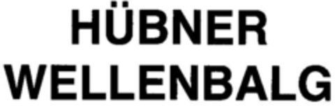 HÜBNER WELLENBALG Logo (DPMA, 10.04.1985)