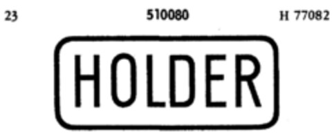 HOLDER Logo (DPMA, 18.06.1938)