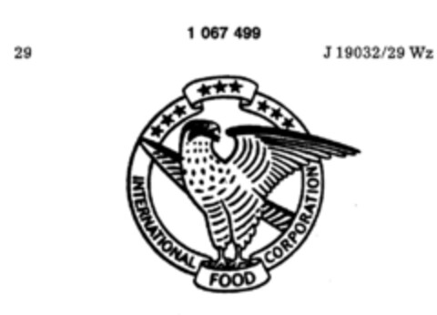 FOOD  INTERNATIONAL CORPORATION Logo (DPMA, 21.03.1984)