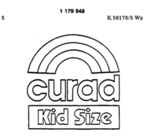 curad Kid Size Logo (DPMA, 05/12/1990)